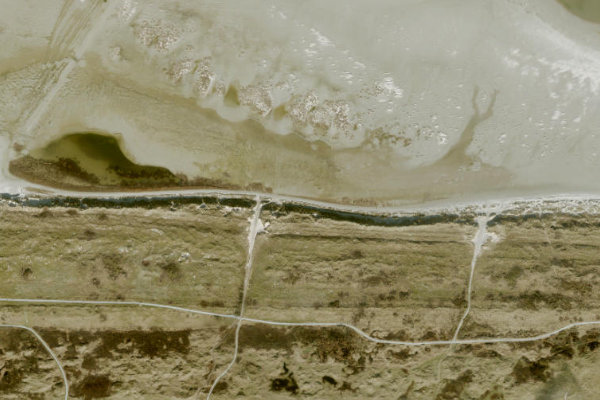 Satellitenbild der Umgebung von Ballum