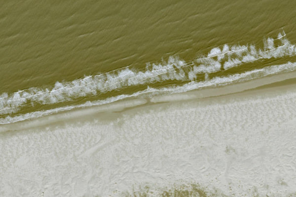 Satellitenbild der Umgebung von Oosterstrand