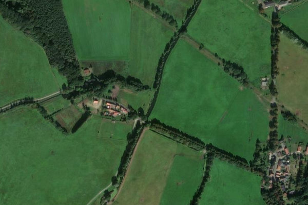 Satellitenbild der Umgebung von Alte Elde (Lenzen/Elbe)