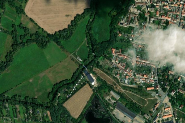 Satellitenbild der Umgebung von Bode (Gröningen)