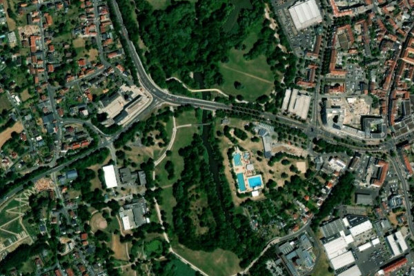 Satellitenbild der Umgebung von Fulda