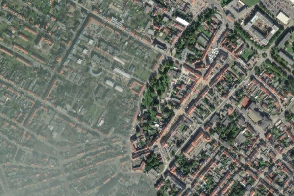 Satellitenbild der Umgebung von Nuthe (Luckenwalde)