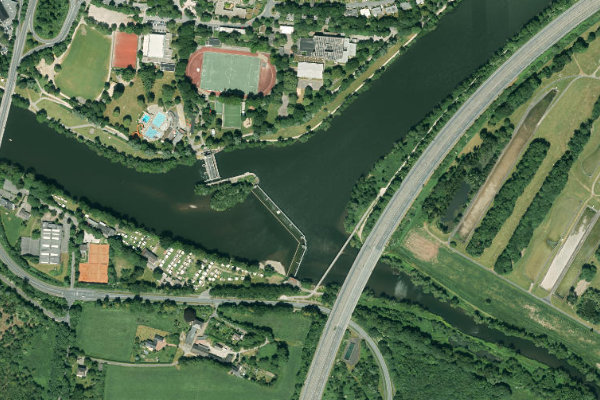 Satellitenbild der Umgebung von Ruhr (Hagen)