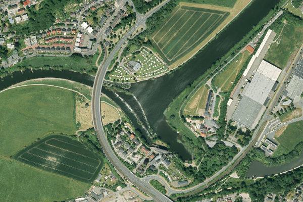 Satellitenbild der Umgebung von Ruhr (Hattingen)