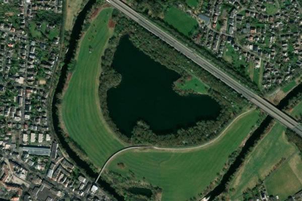 Satellitenbild der Umgebung von Allnersee