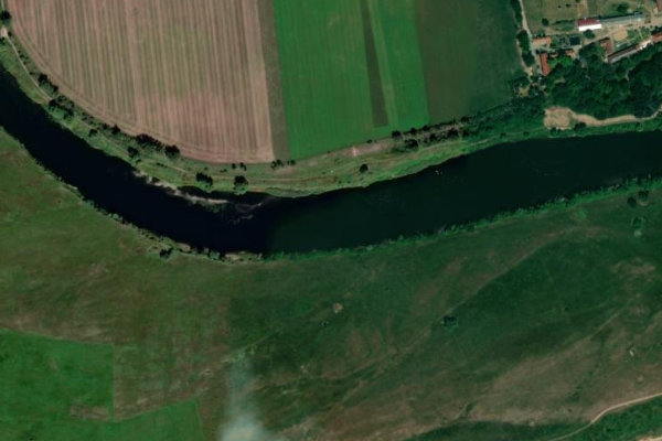 Satellitenbild der Umgebung von Bertinger See