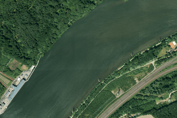 Satellitenbild der Umgebung von Hengsteysee