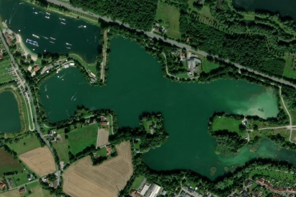 Satellitenbild der Umgebung von Nesthauser See