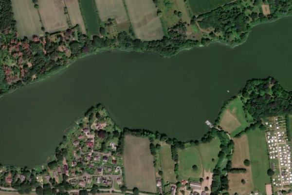 Satellitenbild der Umgebung von Neversdorfer See