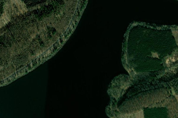 Satellitenbild der Umgebung von Versetalsperre