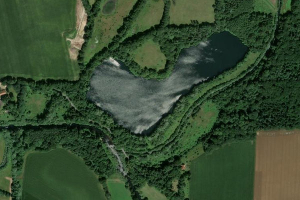 Satellitenbild der Umgebung von Ems-Hessel-See