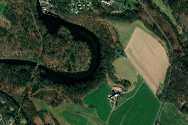 Satellitenbild der Umgebung von Wupper (Radevormwald)