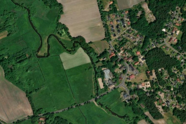 Satellitenbild der Umgebung von Oste (Sandbostel)