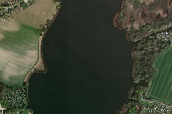 Satellitenbild der Umgebung von Riewendsee