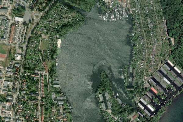 Satellitenbild der Umgebung von Heidensee (Schwerin)