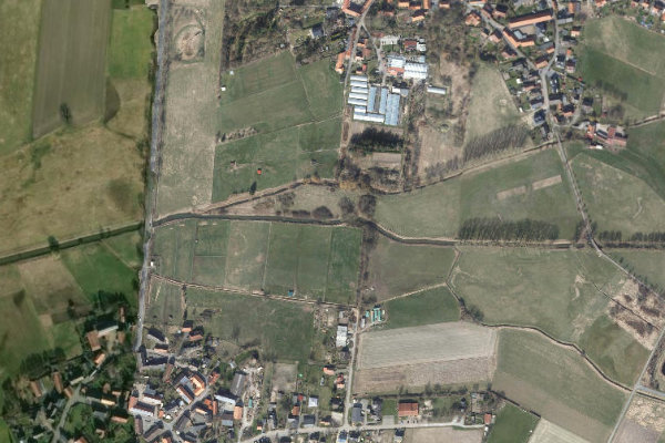 Satellitenbild der Umgebung von Schunter (Hattorf)