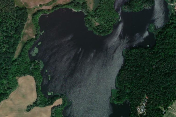 Satellitenbild der Umgebung von Wrechener See