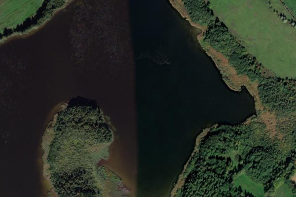 Satellitenbild der Umgebung von Thürensee