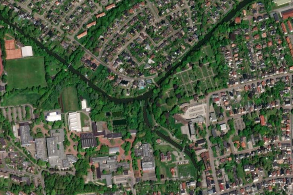 Satellitenbild der Umgebung von Braker Siel