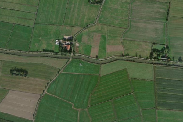 Satellitenbild der Umgebung von Utergadinger Sieltief
