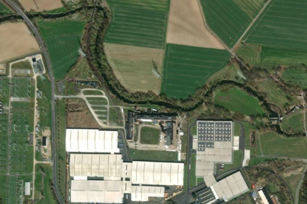 Satellitenbild der Umgebung von Schwalm (Borken)