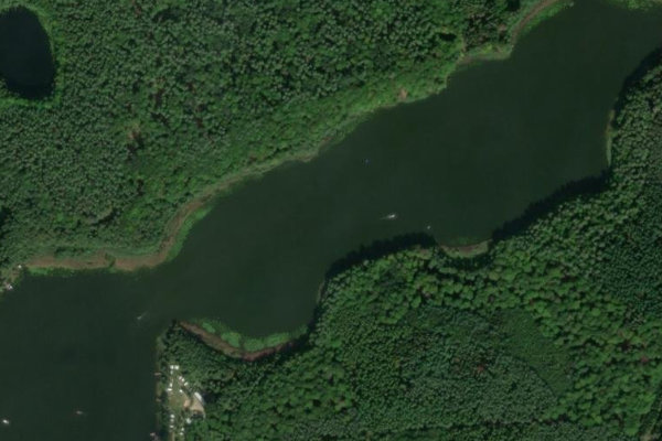 Satellitenbild der Umgebung von Tietzowsee
