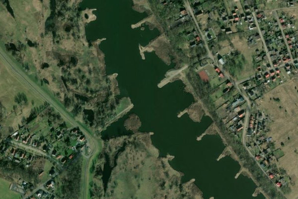 Satellitenbild der Umgebung von Oder (Aurith)