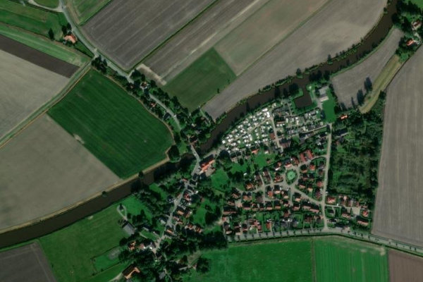 Satellitenbild der Umgebung von Harle (Altfunnixsiel)