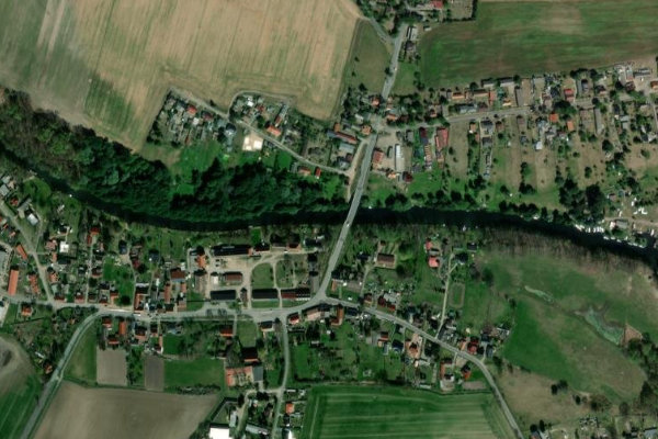 Satellitenbild der Umgebung von Spree (Trebatsch)