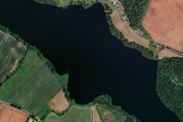 Satellitenbild der Umgebung von Schwentine (Plön)