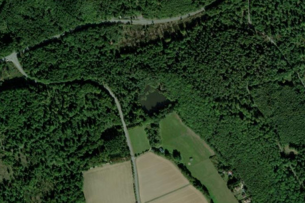 Satellitenbild der Umgebung von Grünwiesenweiher