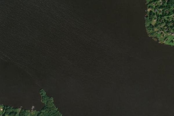 Satellitenbild der Umgebung von Flögelner See