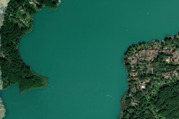 Satellitenbild der Umgebung von Schermützelsee (Buckow)