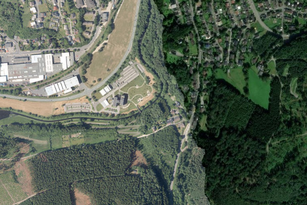 Satellitenbild der Umgebung von Bigge (Attendorn)