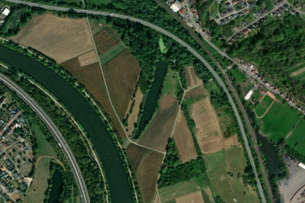 Satellitenbild der Umgebung von Weiher Beckingen