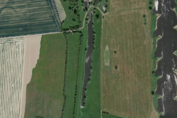 Satellitenbild der Umgebung von Schluft (Priesitz)