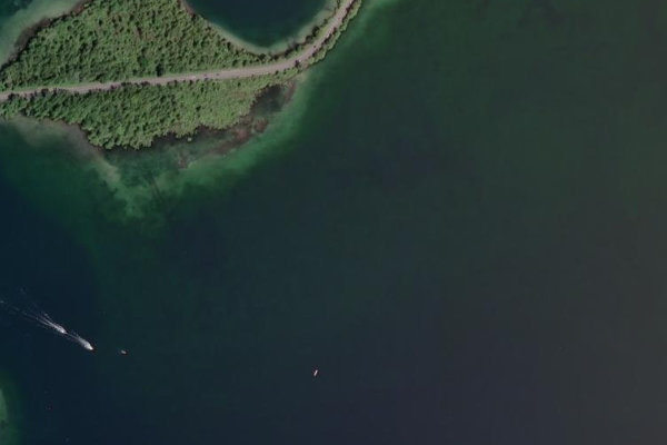 Satellitenbild der Umgebung von Schweriner See (Innensee)
