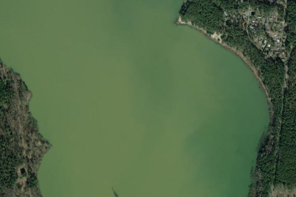 Satellitenbild der Umgebung von Talsperre Spremberg (Bagenz) 2