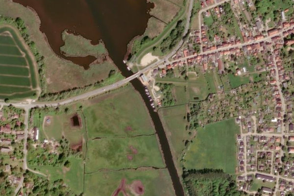 Satellitenbild der Umgebung von Stepenitz (Dassow)