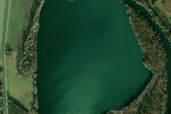 Satellitenbild der Umgebung von Knielinger See