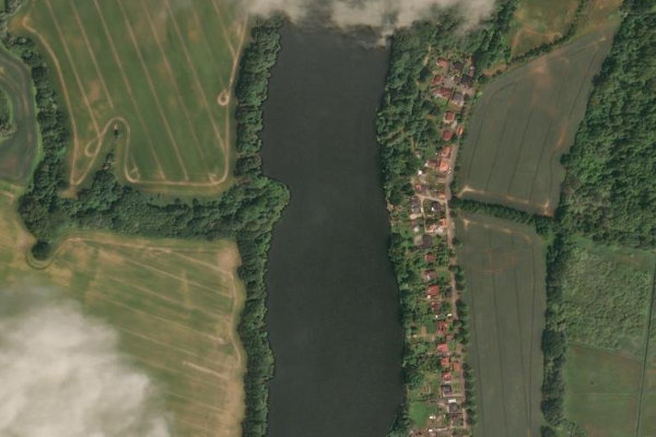 Satellitenbild der Umgebung von Cramoner See