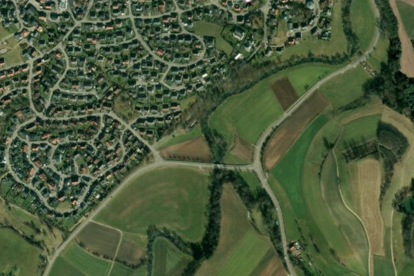 Satellitenbild der Umgebung von Lein (Abtsgmünd)
