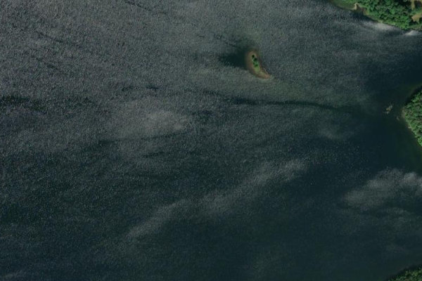 Satellitenbild der Umgebung von Wolletzsee