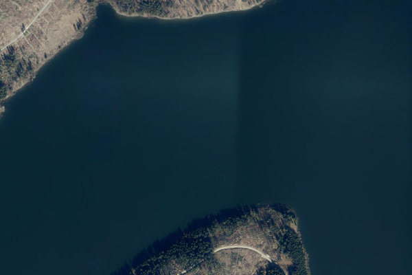 Satellitenbild der Umgebung von Granetalsperre (Goslar)