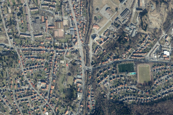 Satellitenbild der Umgebung von Oker