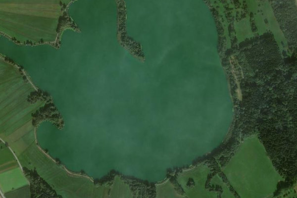Satellitenbild der Umgebung von Illmensee