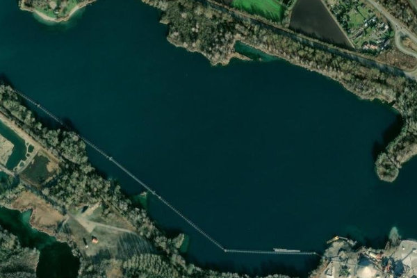 Satellitenbild der Umgebung von Ruffsee/Philippsee