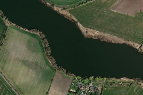 Satellitenbild der Umgebung von Bückwitzsee