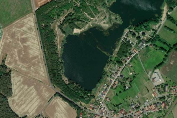 Satellitenbild der Umgebung von Kiessee Bresinchen
