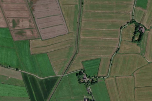 Satellitenbild der Umgebung von Fedderwarder Sieltief